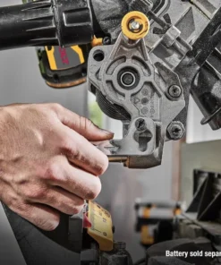 Alternative view of DeWalt DCS781B 60V 12″ Double Bevel Sliding Miter Saw