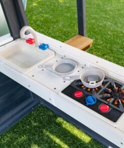 Cozy Escape Playhouse – Navy – Installation Available - Image 8