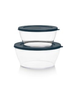 Elegant Clear 2-Piece Serving Set