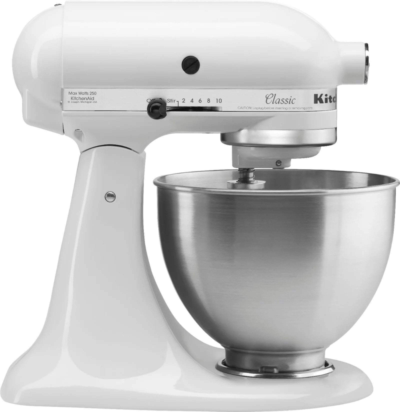 KitchenAid Classic™ Series 4.5-Quart Tilt-Head Stand Mixer — 10-Speed | White