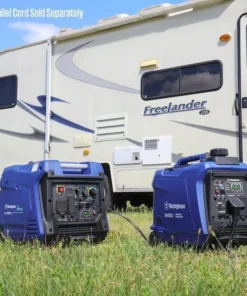 4,000-Watt Gas Powered Portable Inverter Generator with Recoil Start, LED Data Centers. - Image 5