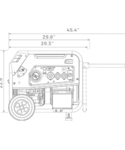 Generator 8000W/ 10,000W Tri Fuel Electric Start 120V/240V with Wheel Kits, - Image 2