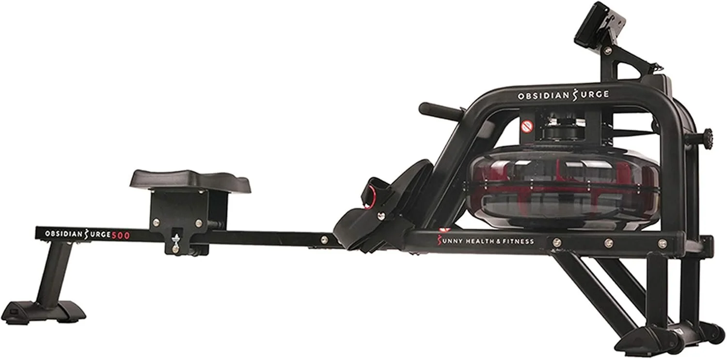 Sunny Health and Fitness Obsidian Surge Water Rowing Machines. - Image 2