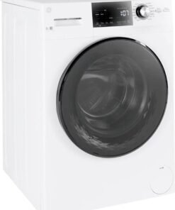Alternative view of GE® 2.4 Cu. Ft. High-Efficiency Compact Front Load Washer with Steam & Sanitize — White