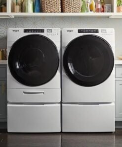 Whirlpool 4.5 Cu. Ft. High-Efficiency Stackable Front Load Washer with Steam & Load & Go™ XL Dispenser – White | WFW6620HW - Image 6