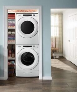 Whirlpool 4.3 Cu. Ft. High-Efficiency Closet-Depth Front Load Washer with Intuitive Controls – White | WFW560CHW - Image 5