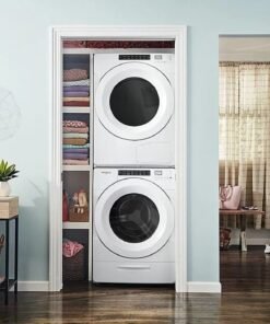 Whirlpool 4.3 Cu. Ft. High-Efficiency Closet-Depth Front Load Washer with Intuitive Controls – White | WFW560CHW - Image 4