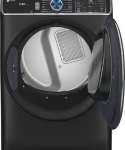GE Profile™ 7.8 cu. ft. Smart Front Load Electric Dryer with Steam & Sanitize — Carbon Graphite - Image 4