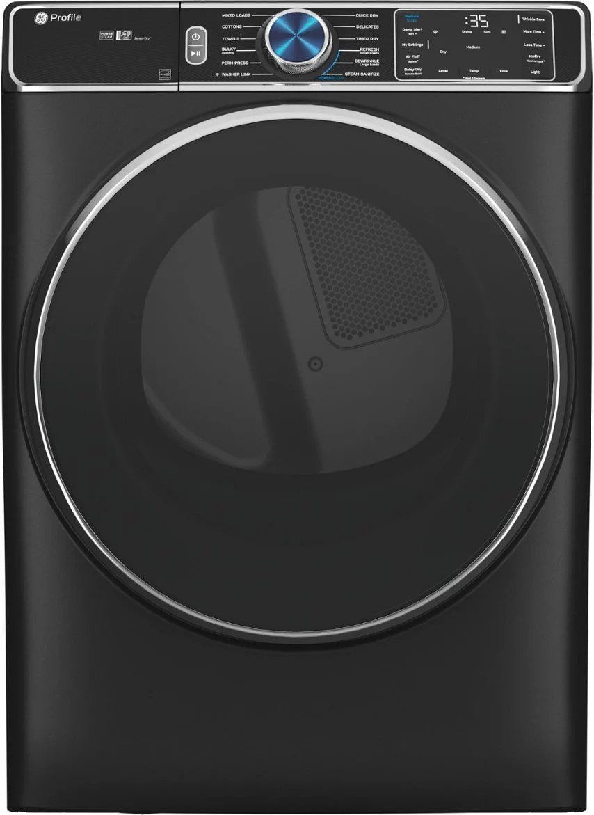 GE Profile™ 7.8 cu. ft. Smart Front Load Electric Dryer with Steam & Sanitize — Carbon Graphite