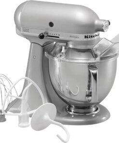 Alternative view of KitchenAid Artisan® 5-Quart Tilt-Head Stand Mixer — 10-Speed Metal Construction | Metallic Chrome