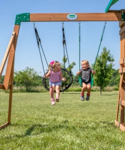 Alternative view of Backyard Discovery Grayson Peak Swing Set