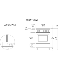 Bertazzoni Professional Series 24" Gas Range — PRO244GASXV - Image 5