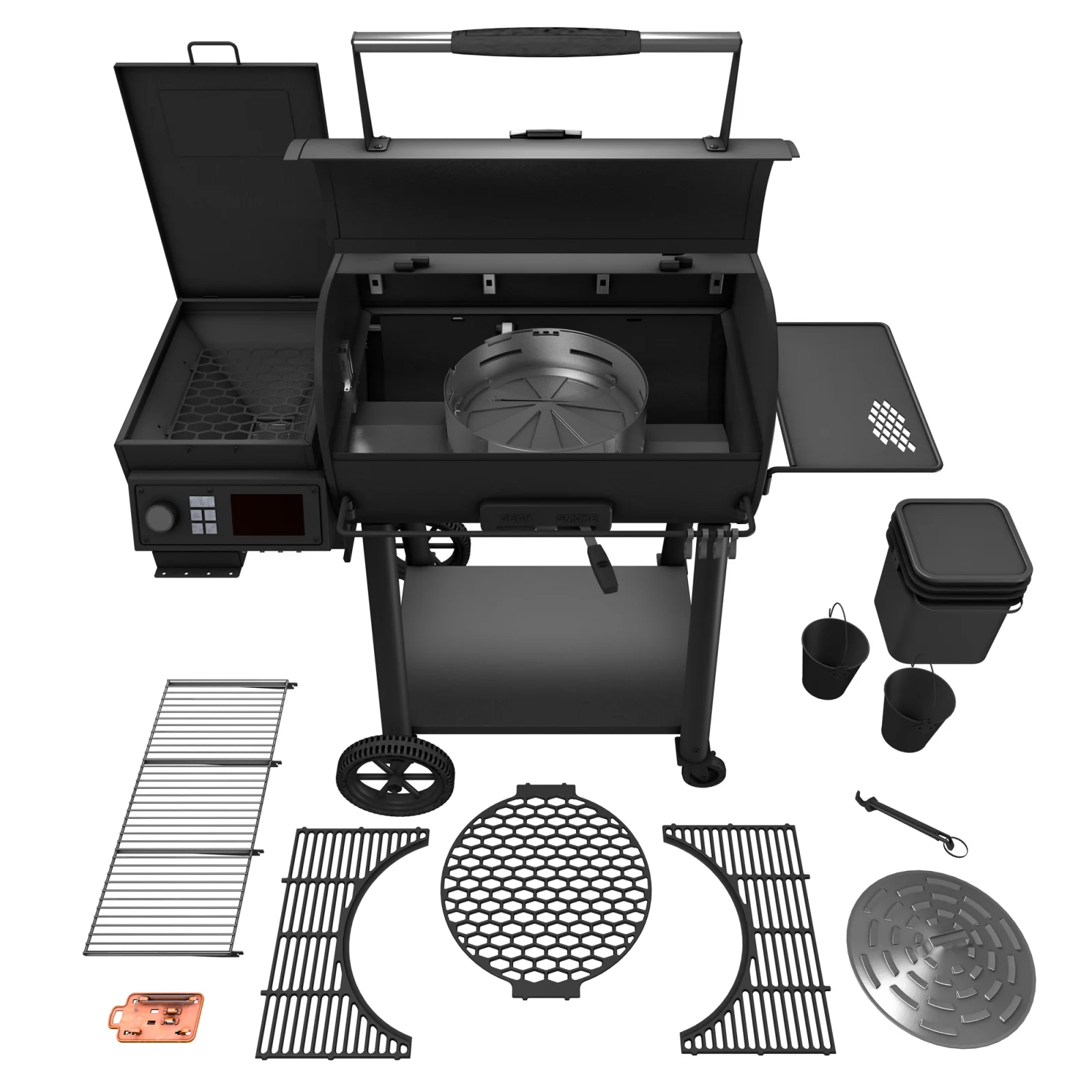 Oklahoma Joe’s Rider 900 DLX — Premium Wood-Fired Pellet Grill & Smoker - Image 2