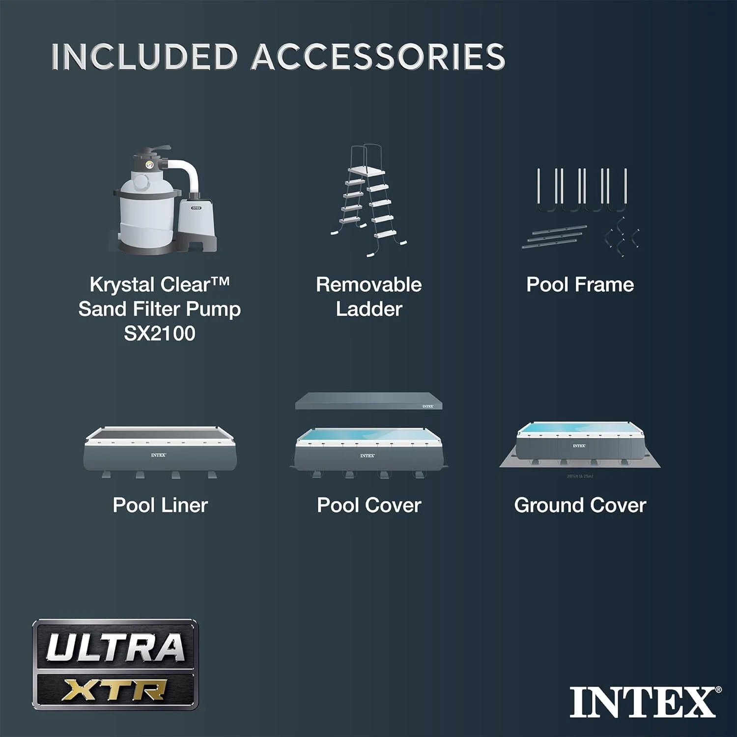 Intex Ultra XTR Rectangular Swimming Pool Set with Pumps - Image 2